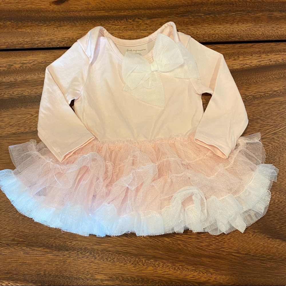 🩰3 for $10🩰 First Impressions long sleeve top with tutu